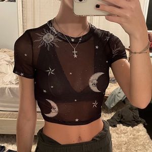 SOLD!!!! Mesh Space Top
